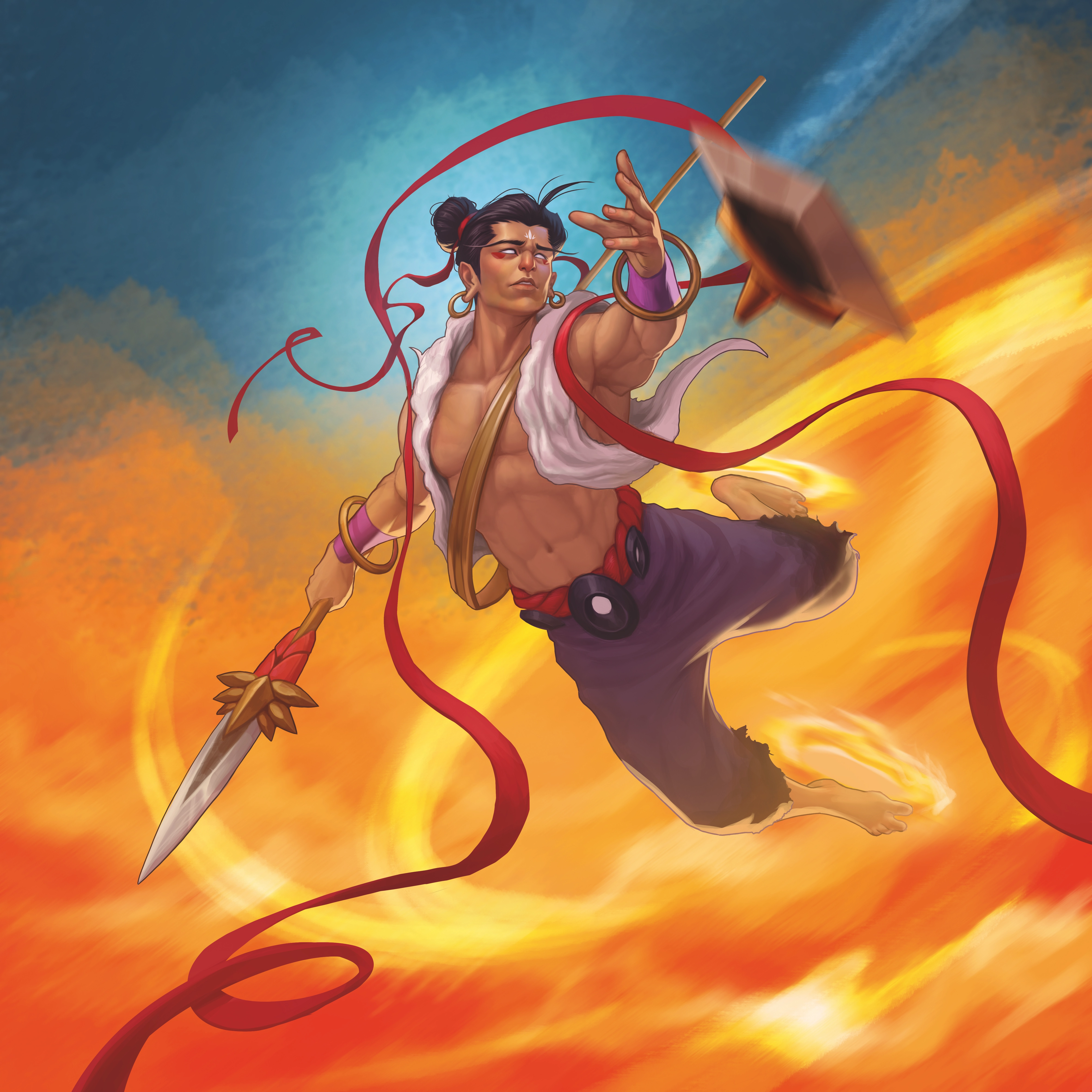 Ilustración de la baraja Xian control